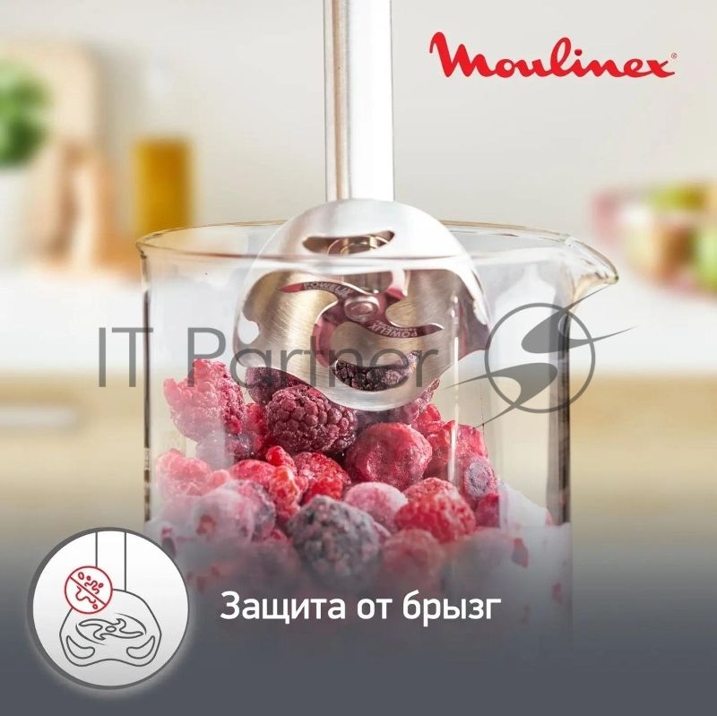 Погружной блендер MOULINEX DD67L810, серебристый/черный