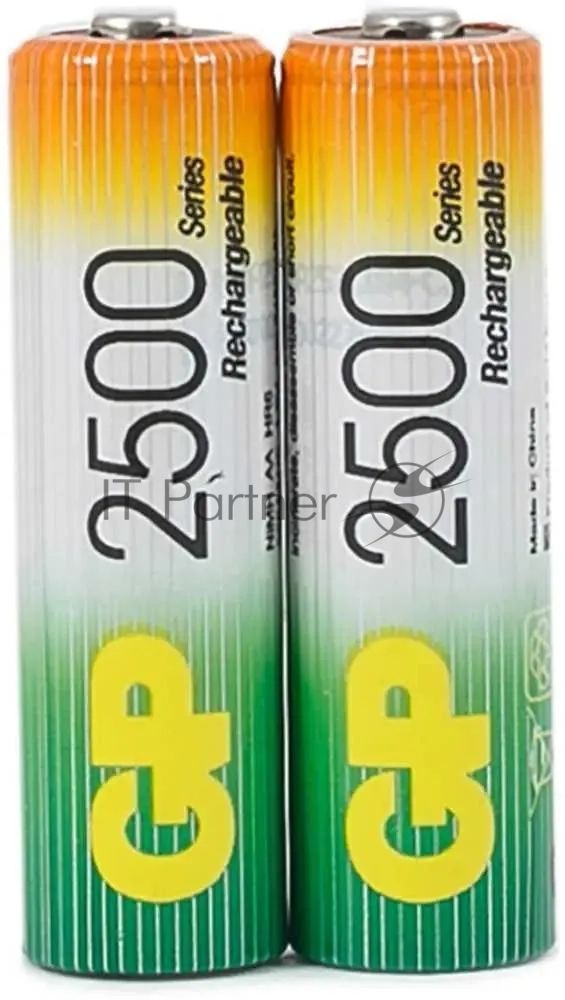Аккумулятор GP Rechargeable NiMH 250AAHC 2500mAh AA (2 шт. в уп-ке)