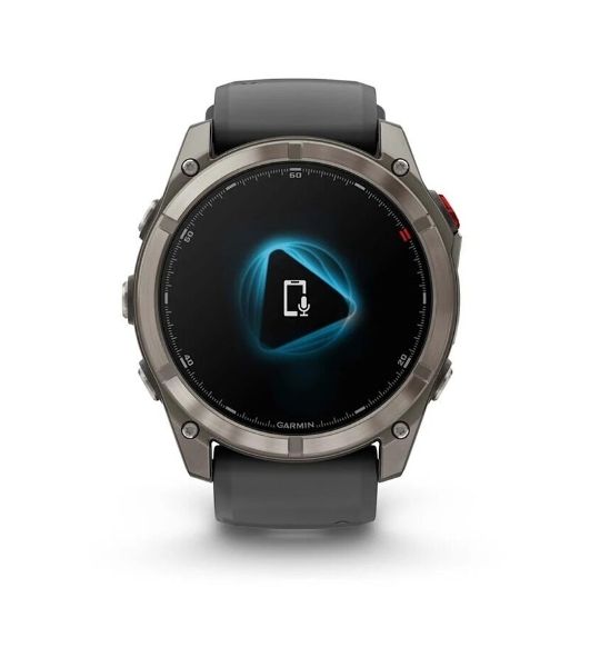 Умные часы Garmin Fenix 8 Pro 51mm AMOLED, 1.4" AMOLED, ANT+, Bluetooth, Wi-Fi, NFC, 10 ATM, серебристый / желтый