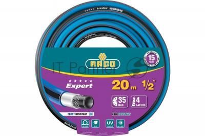 Четырёхслойный поливочный шланг RACO EXPERT 1/2", 20 м, 35 атм, армированный