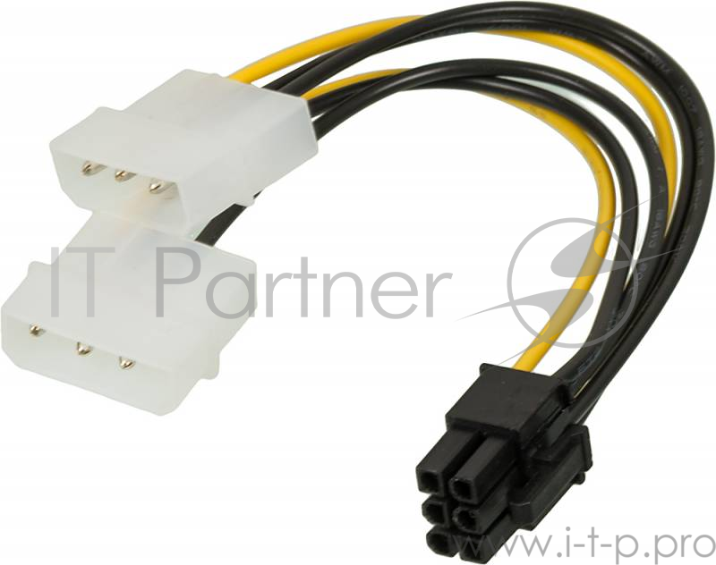 Кабель питания Ningbo RTL-C32 PCI-E 6pin/2xMolex