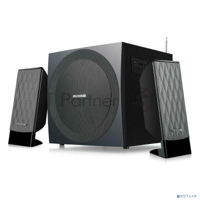 Колонки Microlab M-300BT 2.1чёрные (38W RMS), USB, SD, FM-тюнер, Bluetooth