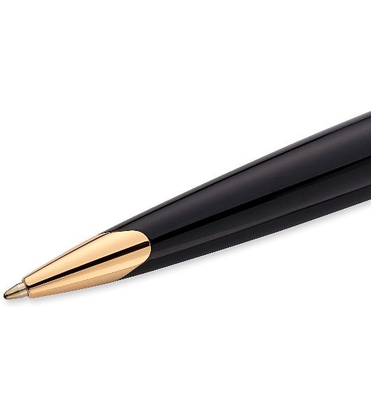 Ручка шариковая Waterman Carene De Luxe (CWS0700000) Black Silver GT, M, син. черн. подар.кор.