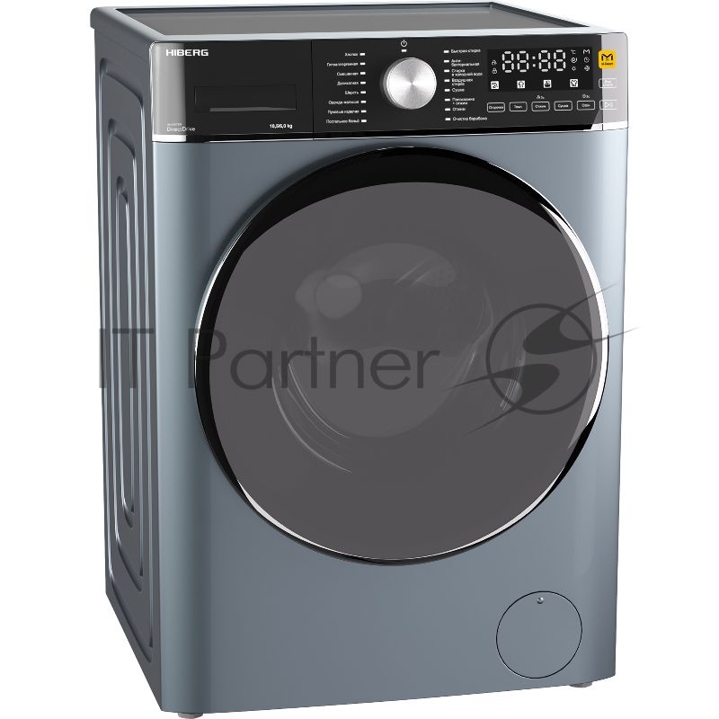 Стирально-сушильная машина HIBERG i-DDQ8 - 10614 Sd темно-серый загр. фронтальная макс.: 10,5 кг 1400 об/мин класс: А+++