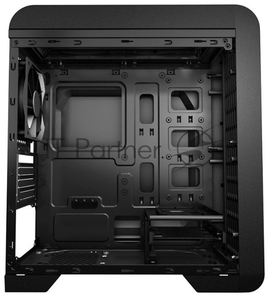 Компьютерный корпус Aerocool Qs-240 черный без БП mATX 4x120mm 2xUSB2.0 1xUSB3.0 audio bott PSU