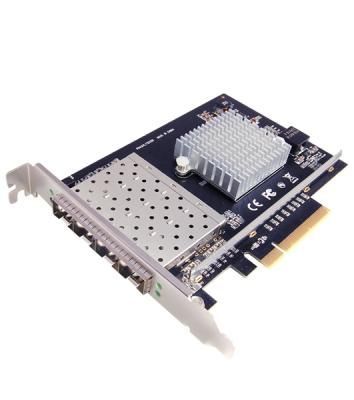 Сетевая карта 10G Quad Port SFP+ PCIe Ethernet Adapter with Intel XL710-BM1 Chipset