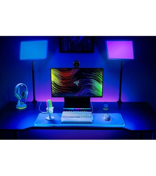 Микрофон Razer Seiren V3 Chroma - белый/Razer Seiren V3 Chroma - белый