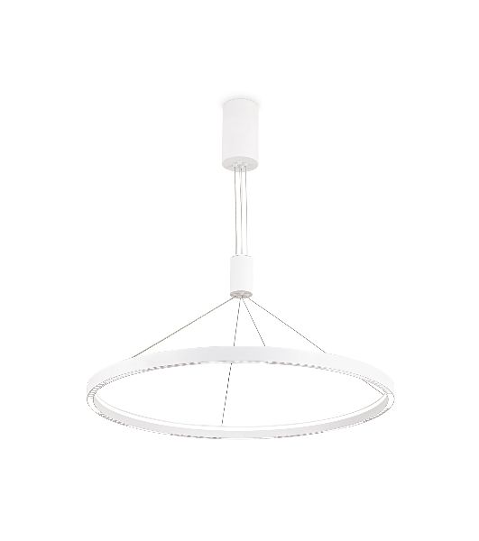Подвесной светодиодный светильник Ambrella light FL5855 WH белый 40W 3000K/4200K/6400K D800*860 (без ПДУ)
