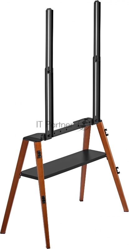 Подставка для телевизора Cactus CS-ST3645BKWN черный/орех, 43"-65" макс. 40 кг, напольный
