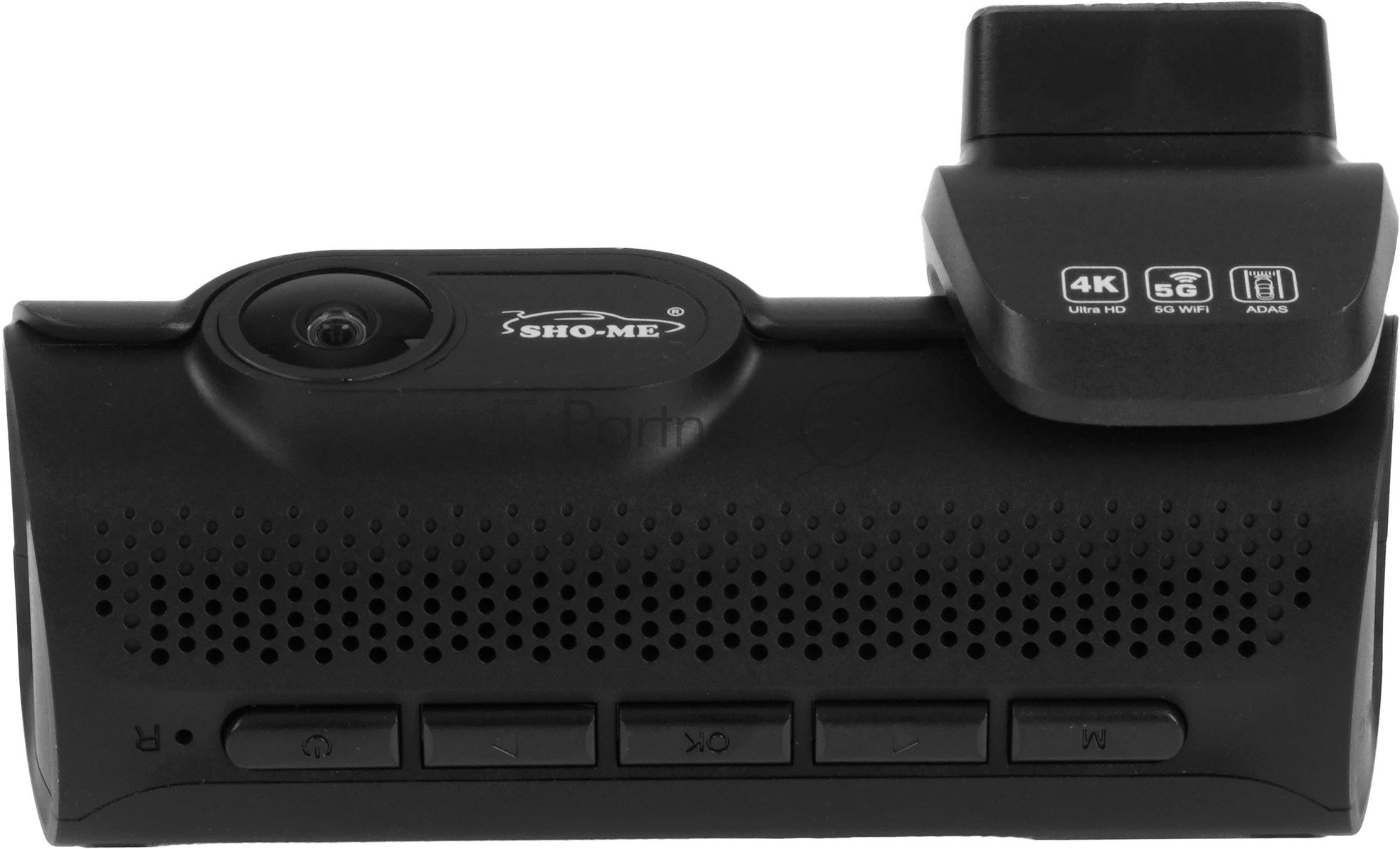 Видеорегистратор Sho-Me FHD-975, 3840x2160, 3.59", с камерой заднего вида, GPS, Wi-Fi, G-сенсор, датчик движения