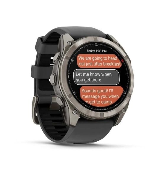 Умные часы Garmin Fenix 8 Pro 51mm AMOLED, 1.4" AMOLED, ANT+, Bluetooth, Wi-Fi, NFC, 10 ATM, серебристый / желтый