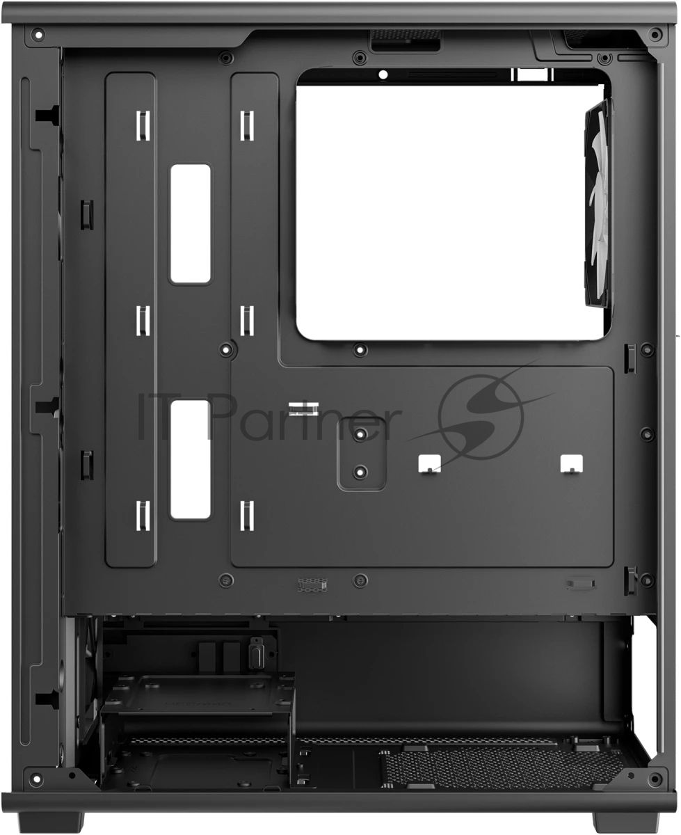 Корпус DeepCool CC550 4F, Midi-Tower, чёрный, 4 x 120 мм