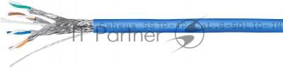 Кабель Cabeus SSTP-4P-CAT.8-SOLID-IN-LSZH-BL кат.8 S/FTP 4 пары LSZH внутренний 305м синий
