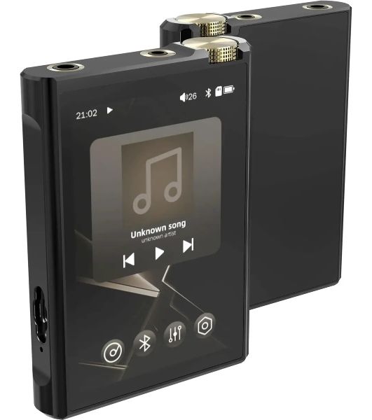 Плеер Hi-Fi Flash Digma Pro XT7 черный/золотистый/3.5"/microSD/microSDHC