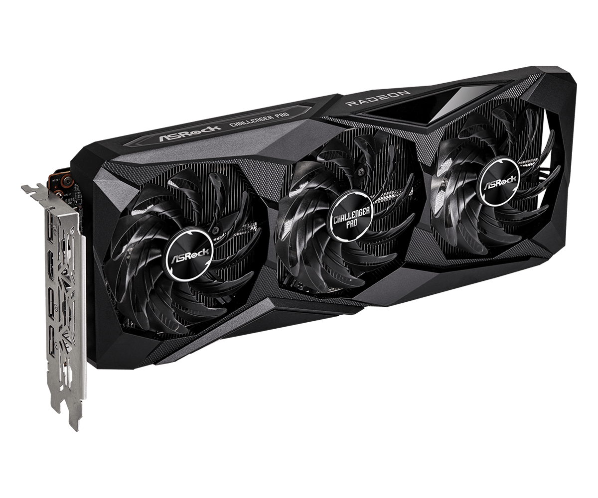Видеокарта ASRock AMD Radeon RX 7600 Challenger Pro 8GB OC, 8 GB GDDR6, 128 bit, 3xDisplayPort, HDMI, GPU 2280 MHz