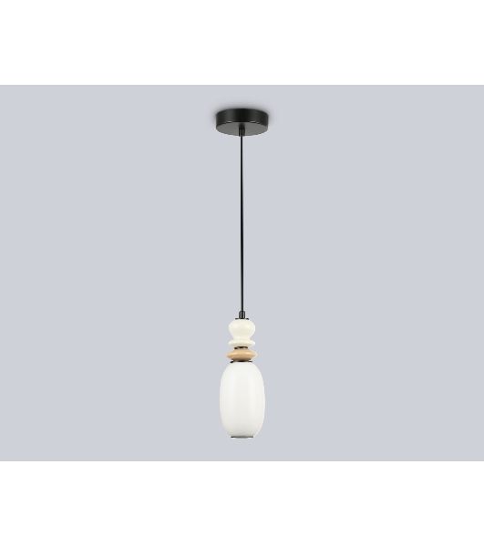 Светильник Ambrella light LH53141 BK/WH черный/белый 6W 3000K D120*1520
