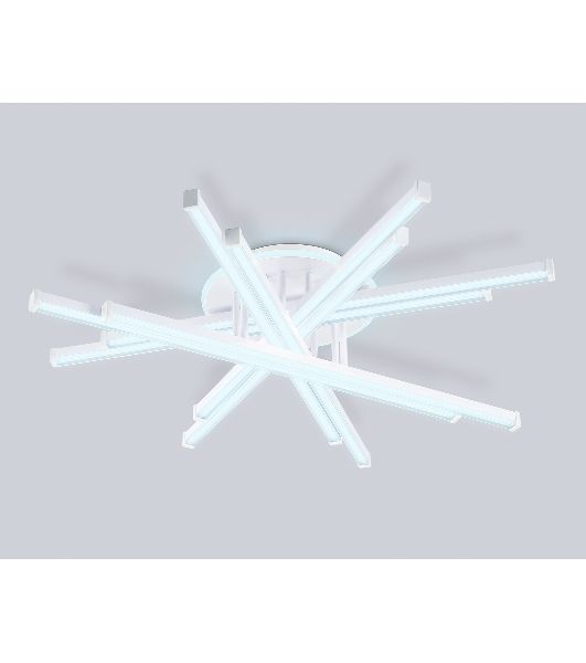 Потолочный светодиодный светильник Ambrella light FL6275 WH белый 134W 3000K-6400K 800*800*165 (ПДУ ИК)