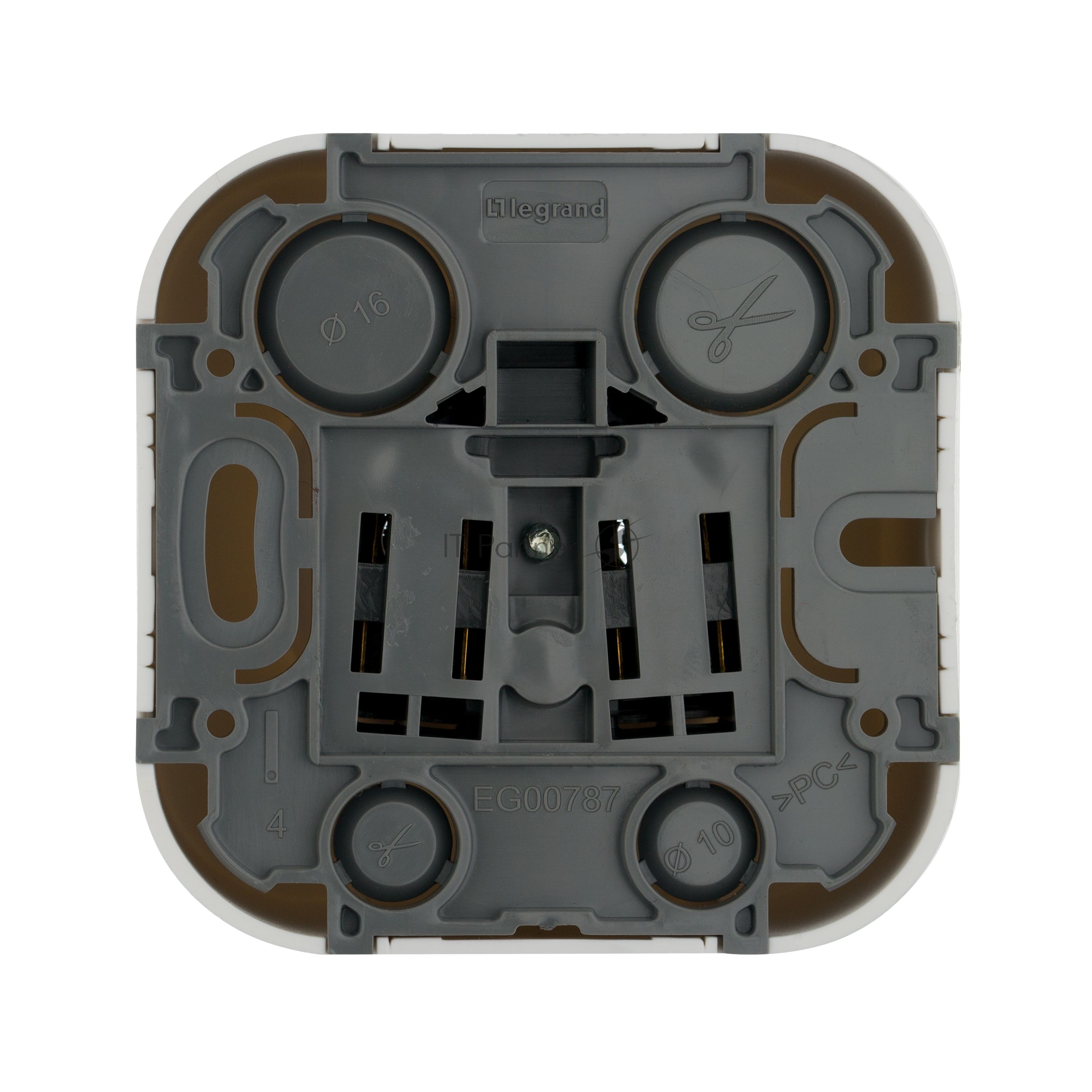 Розетка Legrand 782210 без заземления без шторок (Белая)