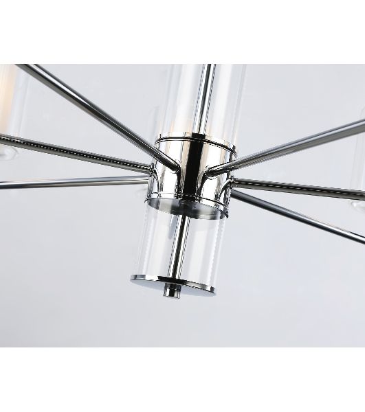 Люстра Ambrella light LH56003/7 СH/FR хром/белый матовый E14*7 max 40W D790*1260