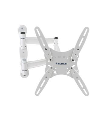 Кронштейн для телевизора Kromax TECHNO-5 белый, 15"-55" макс. 35 кг, настенный, поворот и наклон