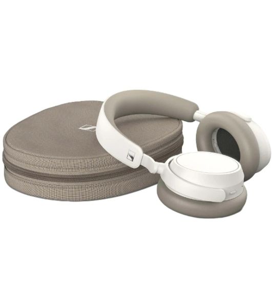 Беспроводные/проводные наушники Sennheiser Accentum Plus белый, полноразмерные, Bluetooth + Jack 3.5 мм, активное шумоподавление, до 50 ч