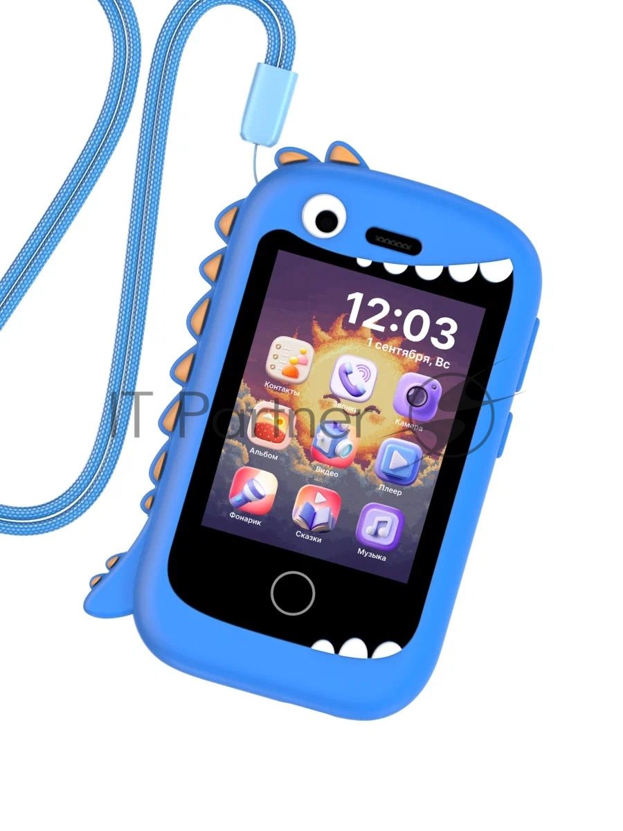 Детский смартфон Elari GamePhone 32Mb, 4Gb, черный/синий