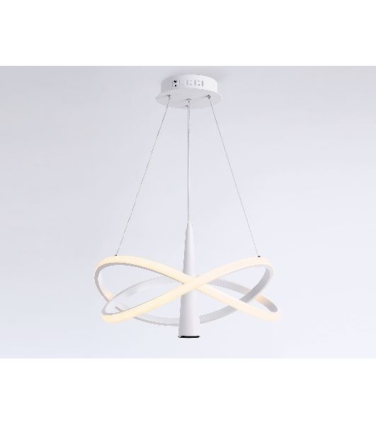 Подвесной светодиодный светильник Ambrella light FL5367/2+1 WH белый 47W 3000K-6400K D480*1200 (ПДУ ИК)
