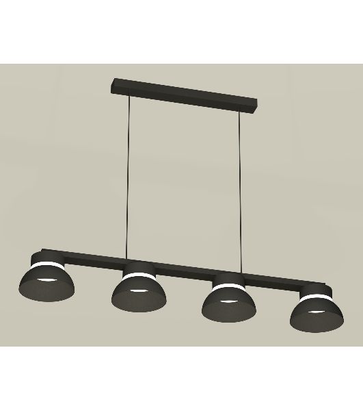 Светильник Ambrella light XB9152100/4 SBK/FR черный песок/белый матовый GX53 (C9152, N8141)