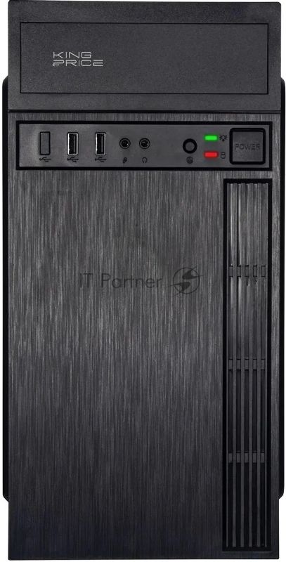 Компьютерный корпус KingPrice KPCC-MN210 черный без БП mATX 1x80мм 2x120мм 2xUSB 2.0 audio