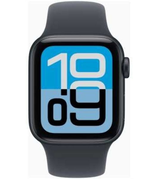 Умные часы Apple Watch SE 3 2025 A3324, 1.57" OLED, Wi-Fi, Bluetooth 5.3, защита от воды, черный