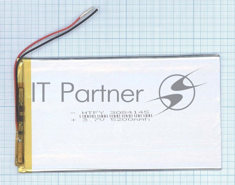 Аккумулятор Li-Pol (батарея) 3*84*145мм 2pin 3.7V/5200mAh