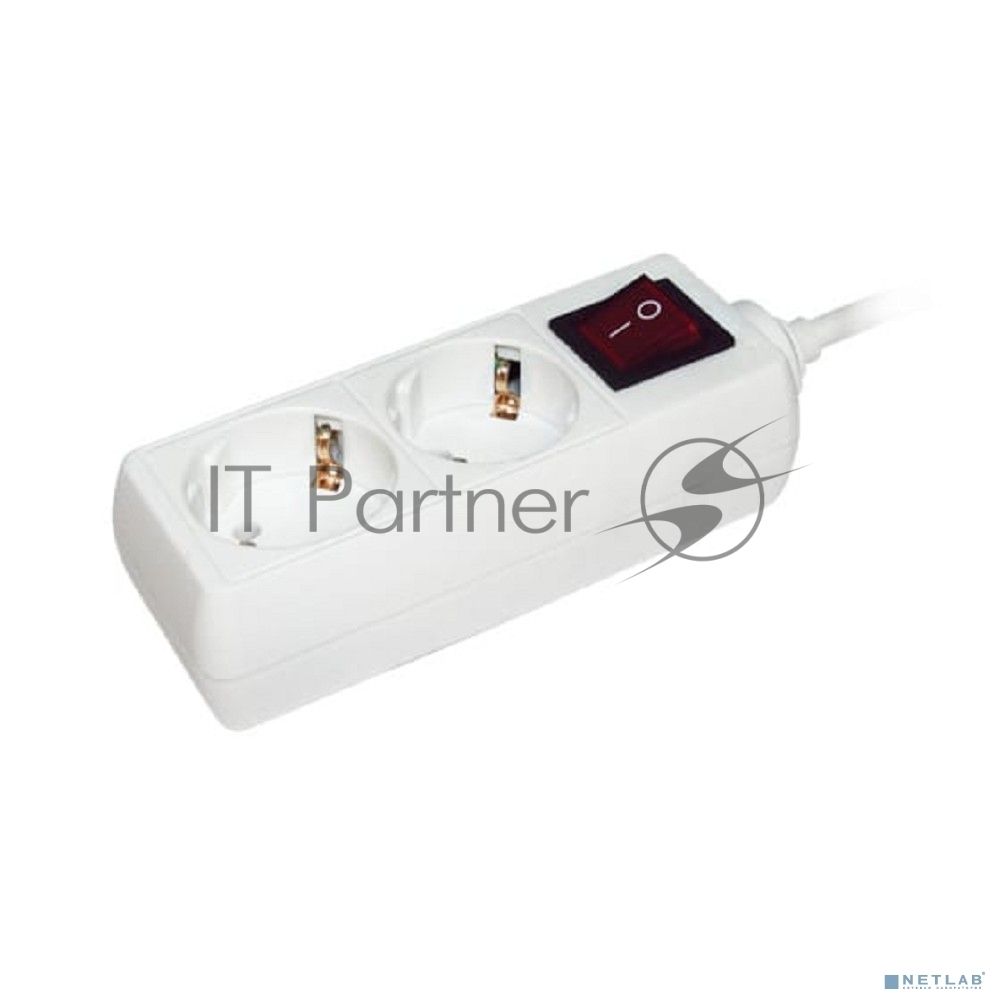 Удлинитель 2х3м с заземл. 16А IP20 У02К с выкл. 2P+PE ИЭК WYP10-16-02-03-ZK-N