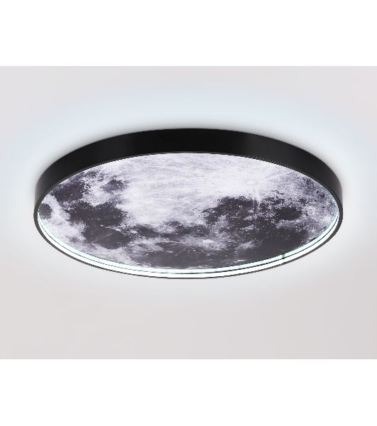 Настенно-потолочный светодиодный светильник Ambrella light FW11113 BK черный 31W LED 3000-6400K D500*38