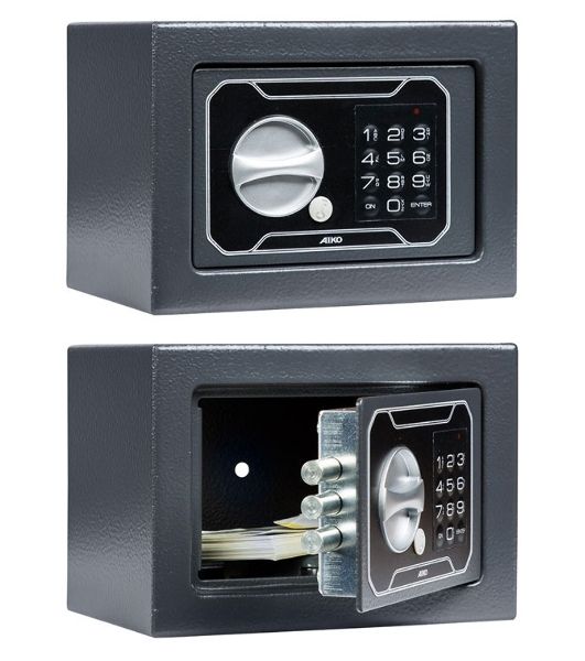 Сейф AIKO Т-140 EL (Внешние размеры:140х195х140 мм, Вес:3 кг) S10399210214