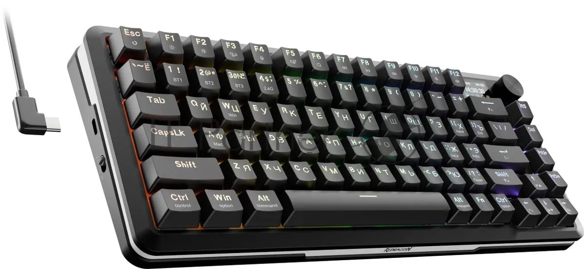 Клавиатура беспроводная Defender Redragon Flekact Pro black (USB/BT, 81 клавиша)