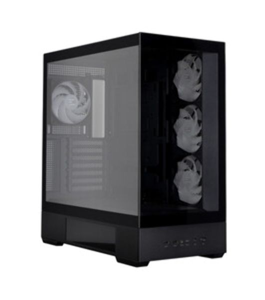 Компьютерный корпус ZALMAN P40 DS, ATX, черный, WINDOW, 9.1-inch LCD screen, 2xCombo(2.5” or 3.5”), 1x2.5”, 1xUSB TYPE-C, 2xUSB 3.0, SIDE 3x120мм ARGb, REAR 1x120мм ARGb