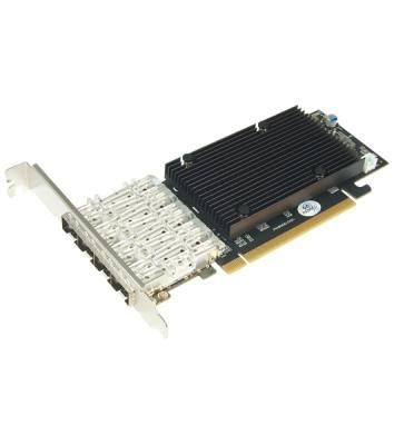 Сетевая карта 25G Quad Port SFP28 PCIe Ethernet Adapter with Intel E810-CAM1 Chipset
