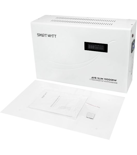 Стабилизатор напряжения Smartwatt AVR Slim 10000RW 10000ВА белый