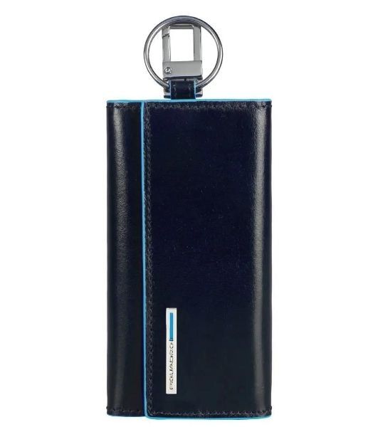 Ключница Piquadro Blue Square PC1397B2/BLU2 синий натур.кожа