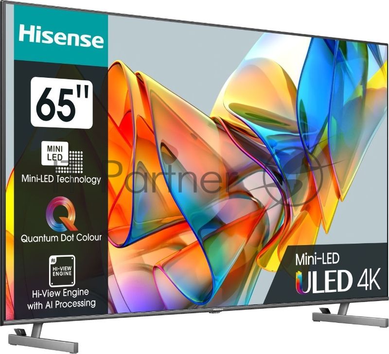 Телевизор Hisense 65" 65U6KQ темно-серый Mini-Led UHD 60Hz Vidaa