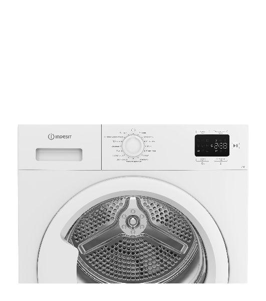 Сушильная машина Indesit IAS 3725 K белый, 7 кг, сушка - конденсационная, программ - 15, 59.8 x 84.6 x 47 см