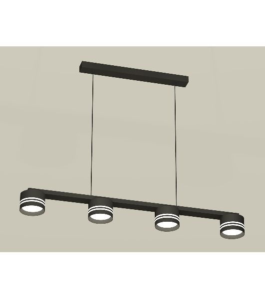 Светильник Ambrella light XB9152204/4 SBK/FR черный песок/белый матовый GX53 (C9152, N8478)