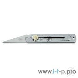 Нож Olfa хозяйственный с выдвижным лезвием, корпус и лезвие из нержавеющей стали, 20 мм OL-CK-2