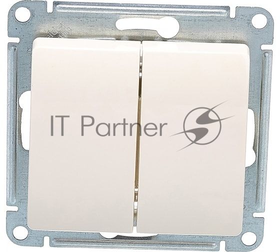 Механизм выключателя 2-кл. СП GLOSSA 10А IP20 10AX беж. SchE GSL000251