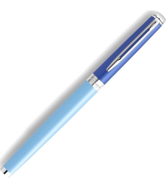 Ручка перьевая Waterman Hemisphere Colour Blocking (2179924) Blue CT, сталь нержавеющая, F, подарочная коробка