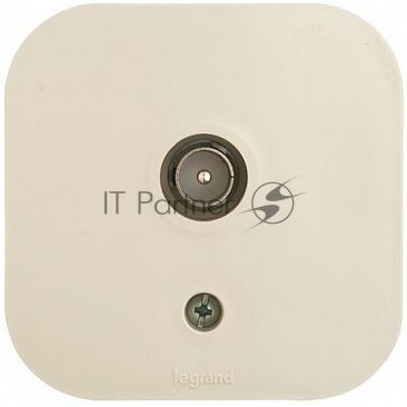Розетка телевизионная TV Legrand 782245 (Слоновая кость)
