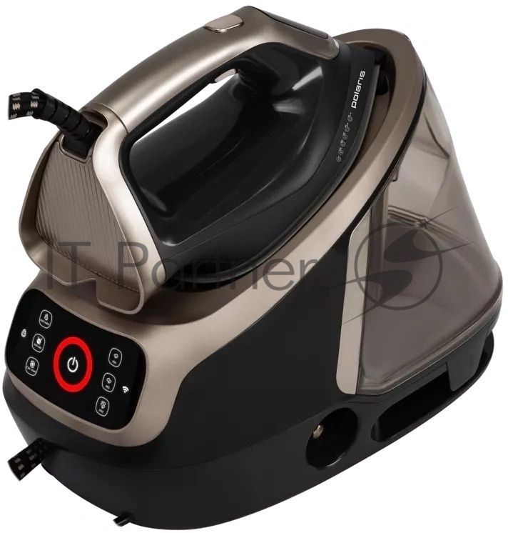 Парогенератор Polaris PSS 8010K X-Steam PRO черный/золотистый, 3000 Вт, 200 г/мин, 800 г/мин, 2000 мл