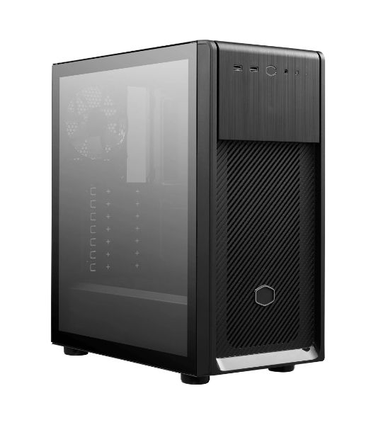 Компьютерный корпус без блока питания Cooler Master Elite 500, 2xUSB3.2, 1x120Fan, w/o PSU, Black, w/o ODD, Window TG left panel, ATX