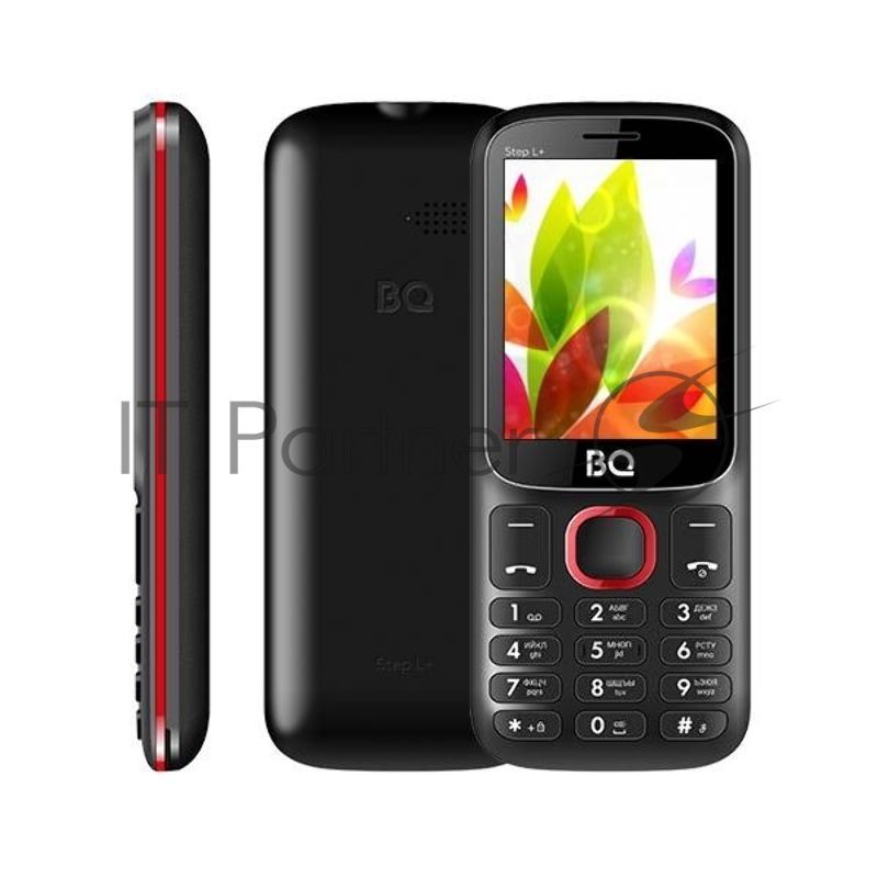 Мобильный телефон BQ 2440 Step L+ черный/красный
