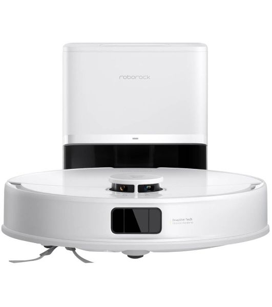 Робот-пылесос Roborock Q8 Max Pro Plus белый, 5200 мАч Li-Ion, уборка сухая/влажная, пылесборник контейнер 0,5 л